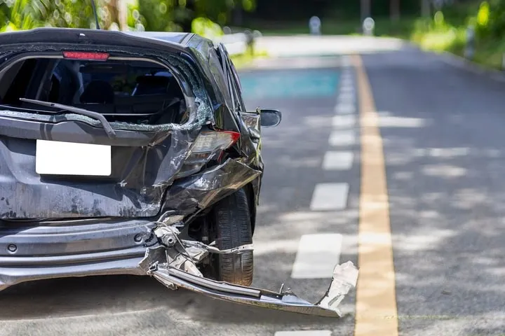 who pays for accident with company car
